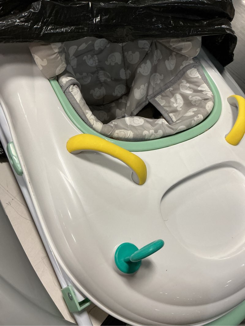 Condition photo showing Good Condition for Foldable Baby 5-in-1 Activity Walker - Rocker, Activity Center, Bouncer, Seat Walker, Push Walker - Adjustable Speed Rear Wheels and Height Toys Ages 6-18 Months… (Green)