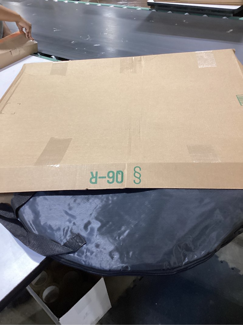 Condition photo showing New/Like New for Kate 5x6.5ft(1.5x2m) Collapsible Backdrop White Black Twist Flex Folding Pop up Backgrounds for Photoshoot, Headshots Photo, Video Calls White/Black