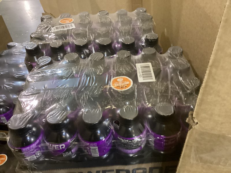 Condition photo showing New/Like New for POWERADE Electrolyte Enhanced Grape Sport Drink  20 fl oz  Plastic Bottle 24pk