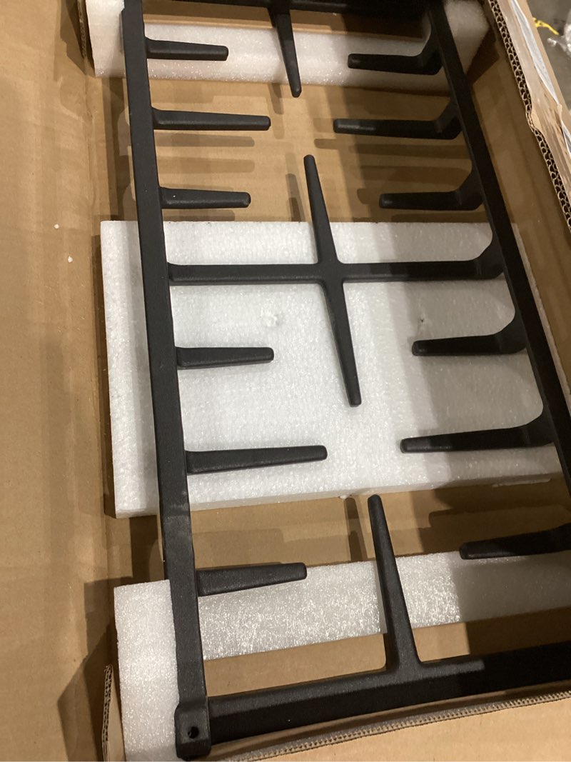 Condition photo showing New/Like New for WB31X27150 Stove Center Grate Replacement for GE Stove Parts 19.3’’ x 9'' JXGRATE1 WB31X24737 Grate General Electric Gas Range Parts Surface Burner Grate GE Cast Iron Rack (Not JXGRATE2 JXGRILL2)