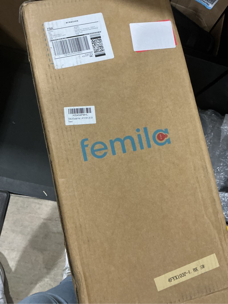 Condition photo showing Good Condition for FEMILA Outdoor Post Lights, 19" Aluminum Glass Lamp Posts Outdoor Lighting for Yard Pathway Entrance