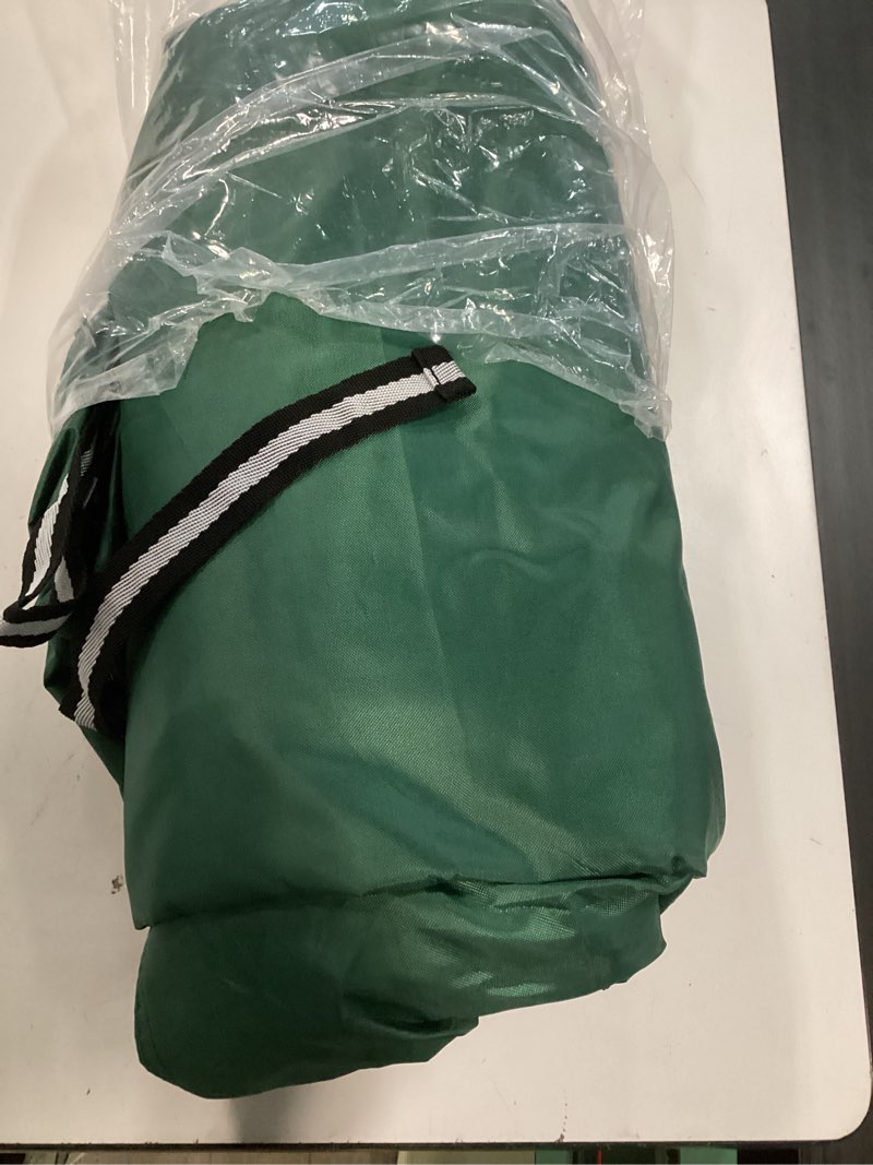 Condition photo showing As Is for 10x10ft replacement canopy top with air vent, waterproof & uv protection canopy tent top cover for straight leg canopy frame - for outdoor, patio, event, trade show (green, 10x10ft) green 10x10ft