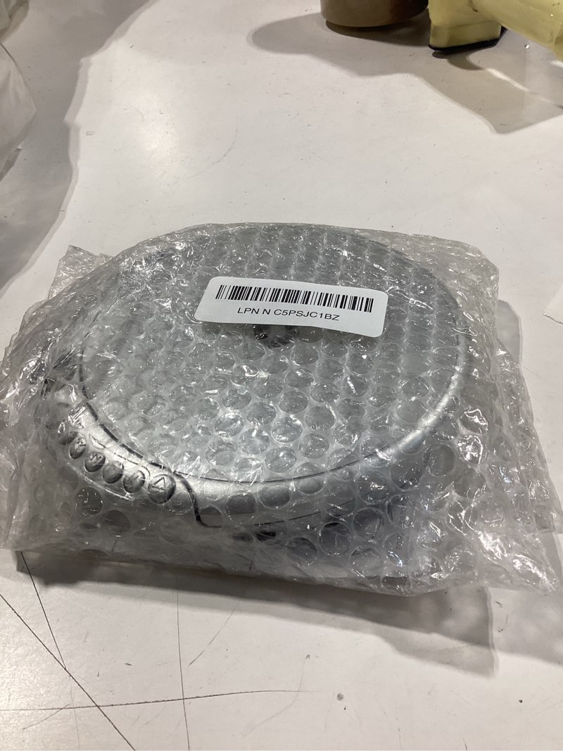 Condition photo showing Good Condition for deluxe products cd player portable with 60 second anti skip, stereo earbuds, includes aux in cable and ac usb power cable for use at home or in car. silver silver_cd