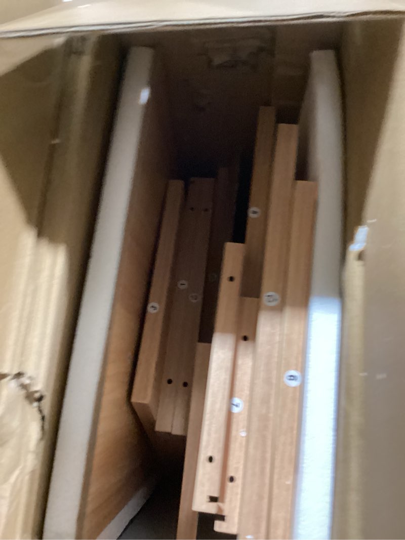 Condition photo showing Good Condition for IOTXY Wooden Extendable Shelf Bookcase - 3-Tier Ladder Low Short Bookshelf for Small Space or Corner, Oak, S Small Oak