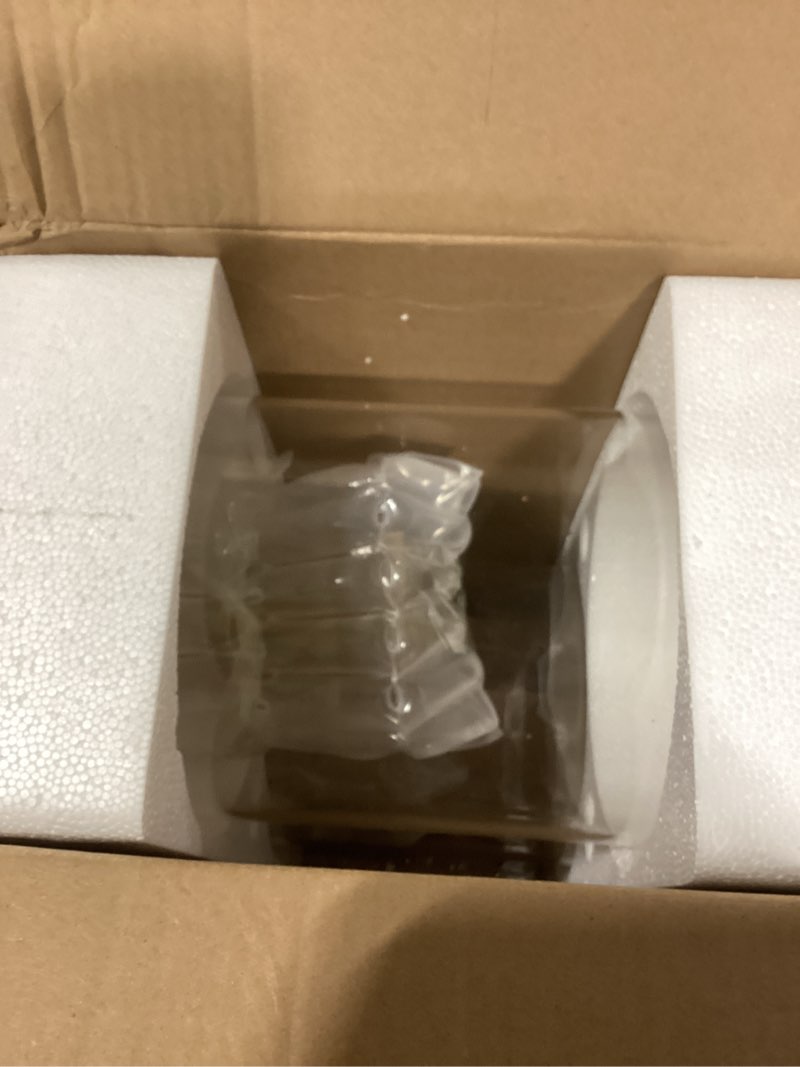 Condition photo showing Good Condition for 2 PCS 1.5 Gallon Drink dispenser, Glass Beverage Dispenser With Wood Stand, Large Water Drink Dispensers for Parties With Stainless Steel Spigot, Ideal for Lemonade,Juice, Tea, and Party Drinks
