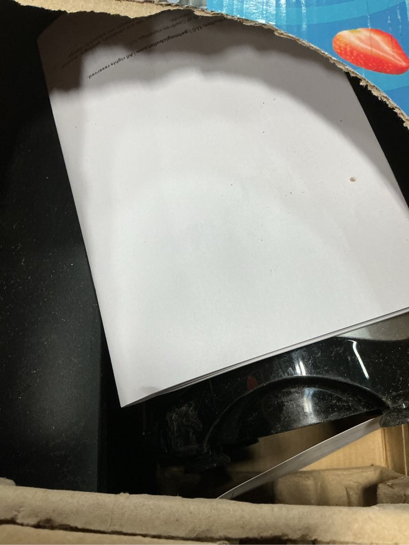 Condition photo showing As Is for magic bullet mini juicer with cup, black and silver with cup silver