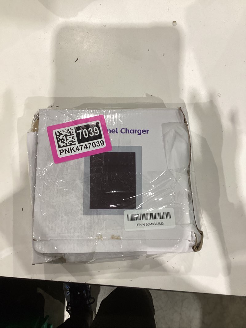 Condition photo showing As Is for Solar Panel for Ring Camera, 2 Pack 4W Solar Charger Compatible with Rings Spotlight &All-New Stick Up Outdoor Cam Battery, 10ft Long Cable with USB-C to Ring Barrel Plug Adapter White 2PCS