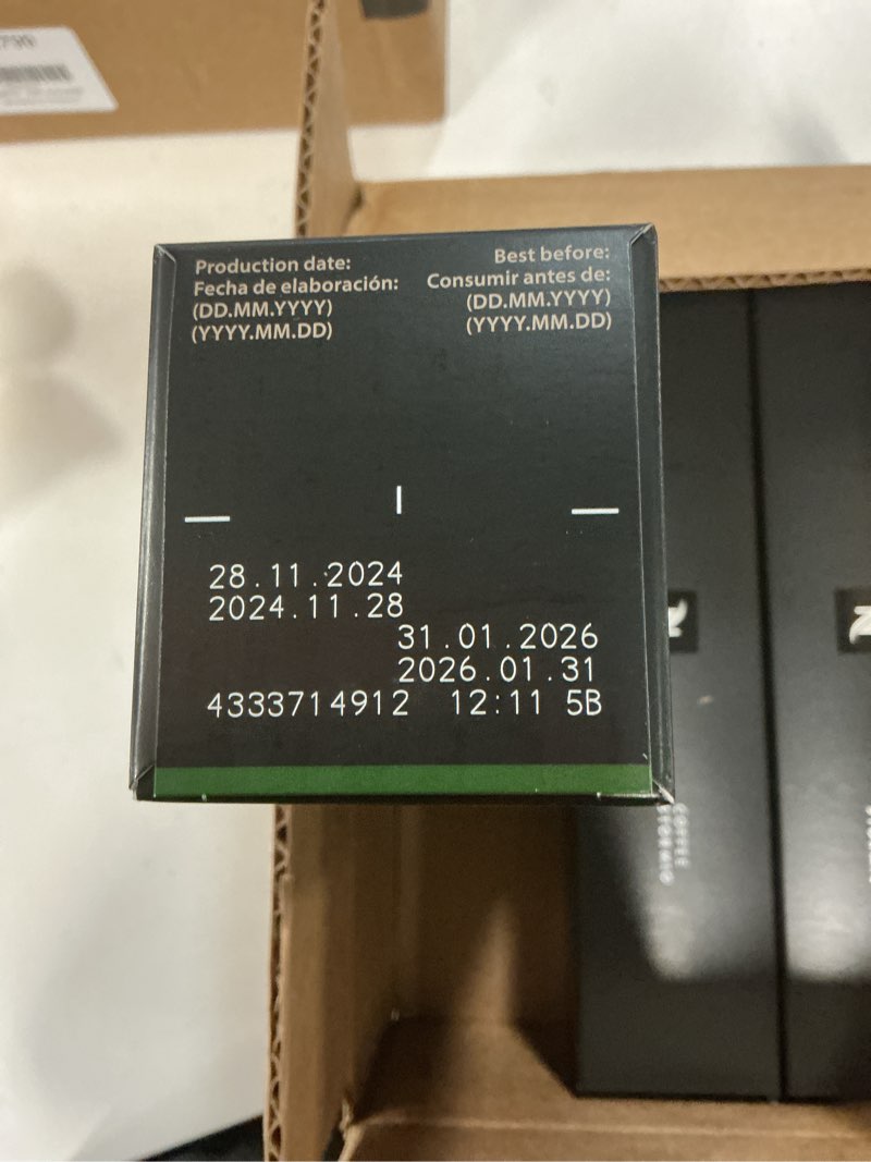 Condition photo showing New/Like New for  ( BBD :31/01/2026) Nespresso Capsules Vertuo, Stormio, Dark Roast Coffee,30-Count Coffee Pods, Brews 7.8oz. Stormio 30 Count (Pack of 1)