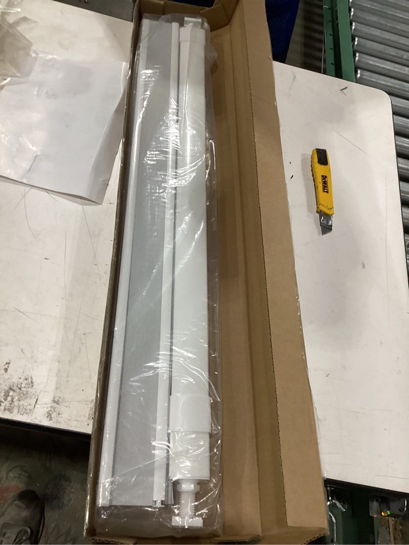 Condition photo showing New/Like New for lazblinds no tools no drill cordless cellular shades, top down bottom up (tdbu) honeycomb shades for home, blackout light blocking thermal insulation blinds for windows, 32" w x 64" h, white blackout - white 32" w x 64" h