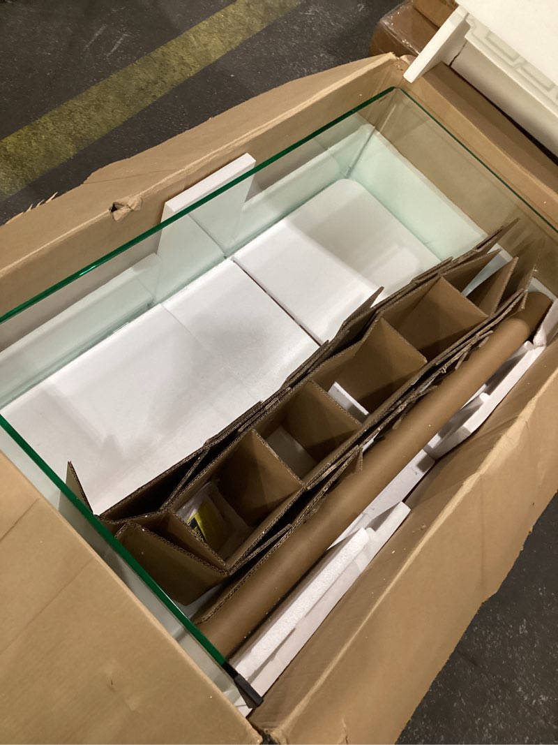 glass console table 