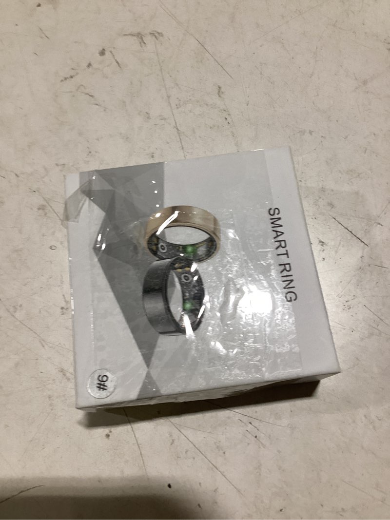 Condition photo showing As Is for nyweey smart ring for women men fitness ring with heart rate, blood oxygen, blood pressure, sleep tr
