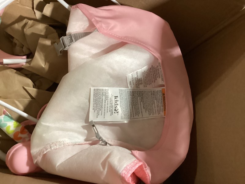 Condition photo showing Good Condition for bright starts baby bouncer soothing vibrations infant seat - removable -toy bar, nonslip feet, 0-6 months up to 20 lbs (fancy fantasy, pink unicorn)