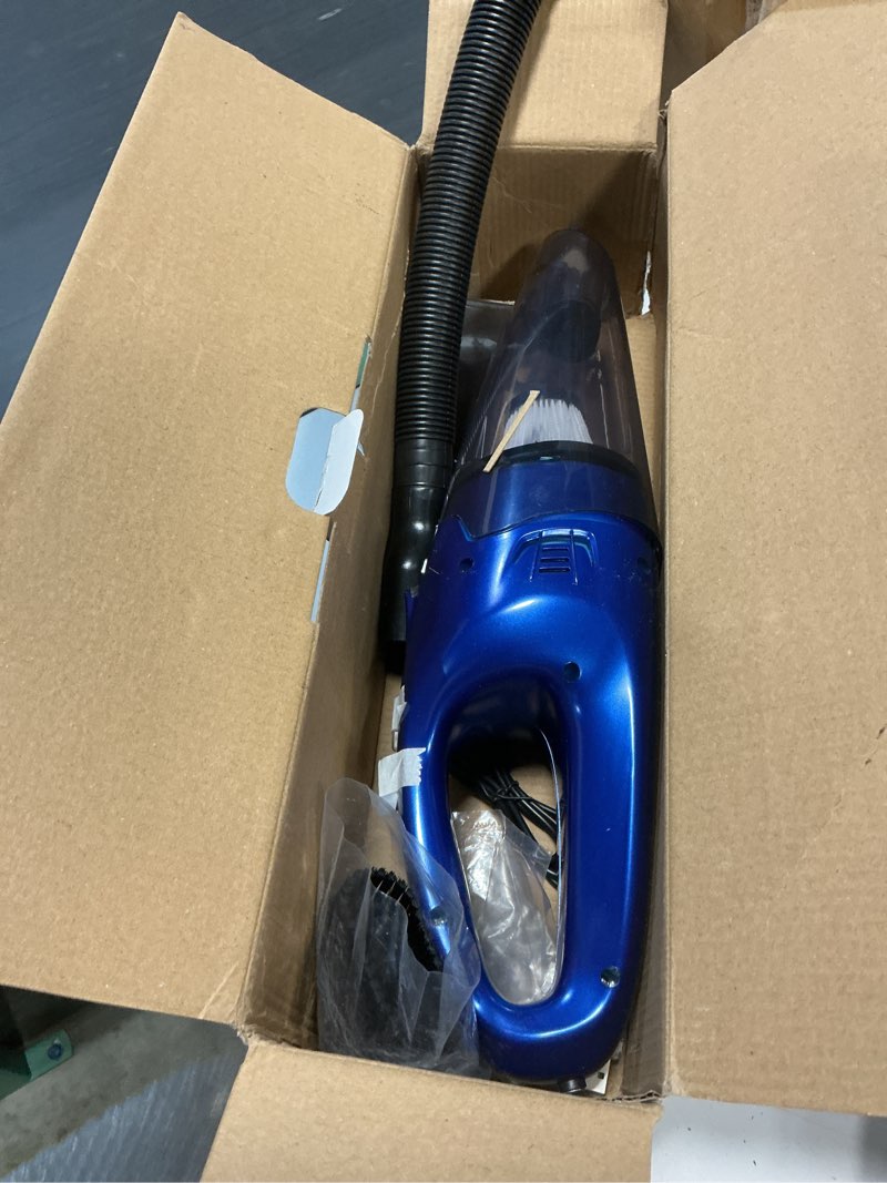 Condition photo showing As Is for handheld vacuum cordless rechargeable – 6000pa mini hand held vacuum, led light, 20–25 mins runtime, usb charging, 500ml cup – lightweight small vacuum cleaner cordless for car/office/home azure
