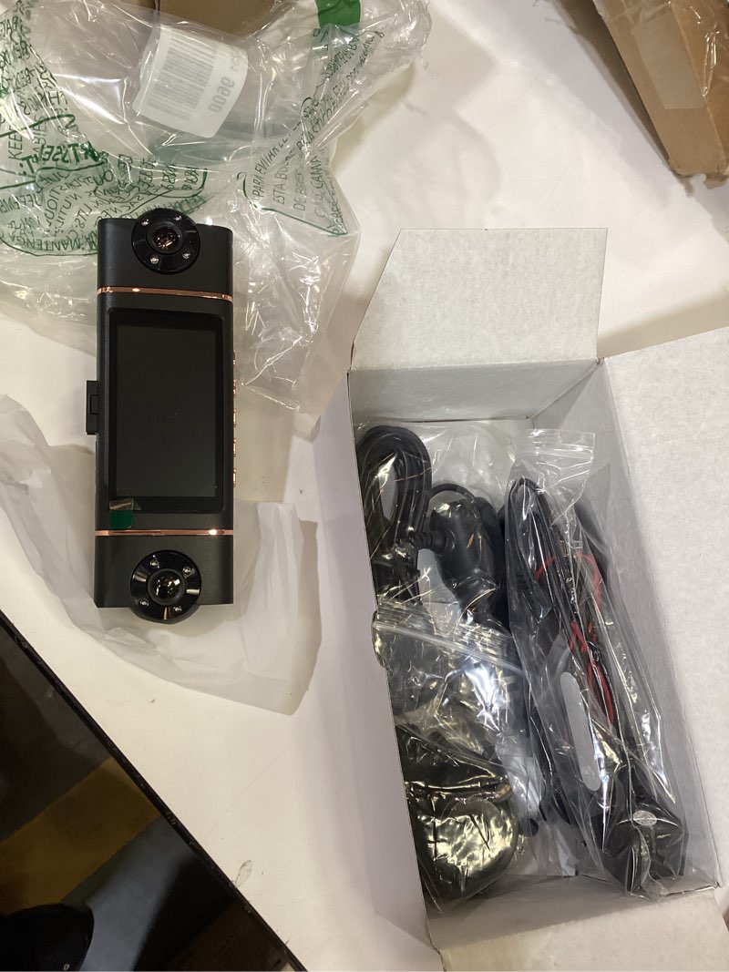 Condition photo showing Good Condition for 4 channel 360° dash cam front rear inside & left right,4k+1080p*3 fhd car camera,5ghz wifi & app control,8 ir lamps night vision,24h parking mode,g-sensor,loop recording,includes 64gb sd card?black?