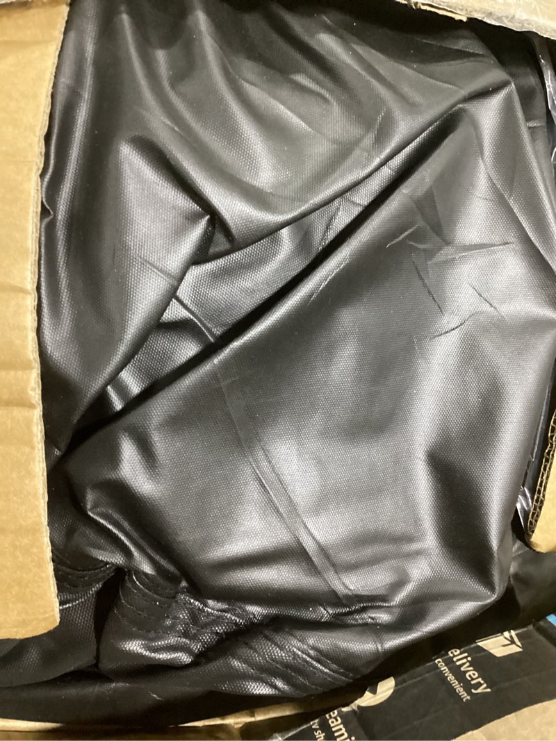Condition photo showing New/Like New for rvmasking pontoon boat cover with motor cover, 1400d heavy duty middle reinforced, marine grade waterproof boat cover for length: 17'-20', beam width up to 102", black 17'-20' long, beam width up to 102" black