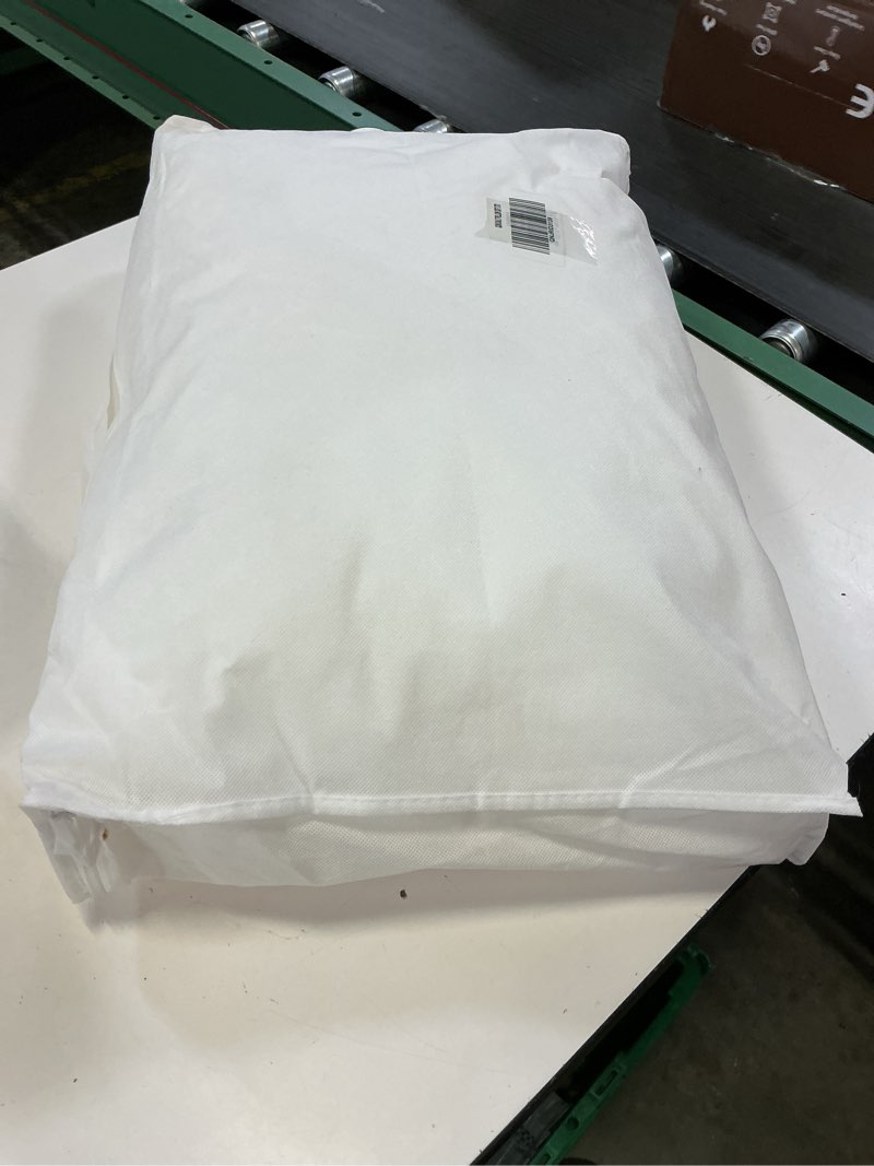Condition photo showing Good Condition for quin dalt pillow soft std white hemp kilim pillow cover: turkish handmade, minimalist decor (24x24 inch pack af 1)