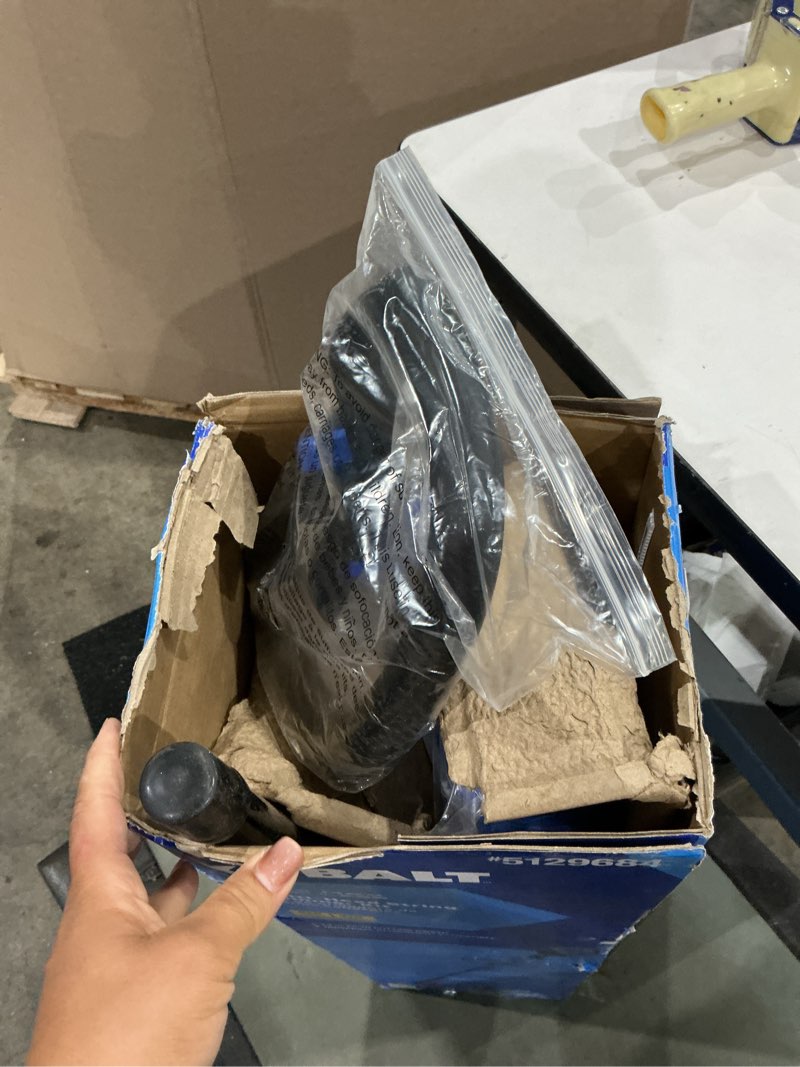 Condition photo showing As Is for kobalt 24-volt 15-in split shaft attachment capable battery string trimmer 4 ah (battery and charger included)