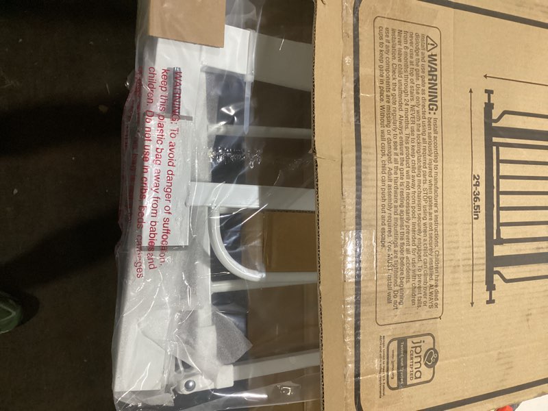 Condition photo showing New/Like New for Regalo Safety 36" Extra Tall Baby Gate for Doorways & Bottom of Stairs, Pressure Mounted Walk Throug