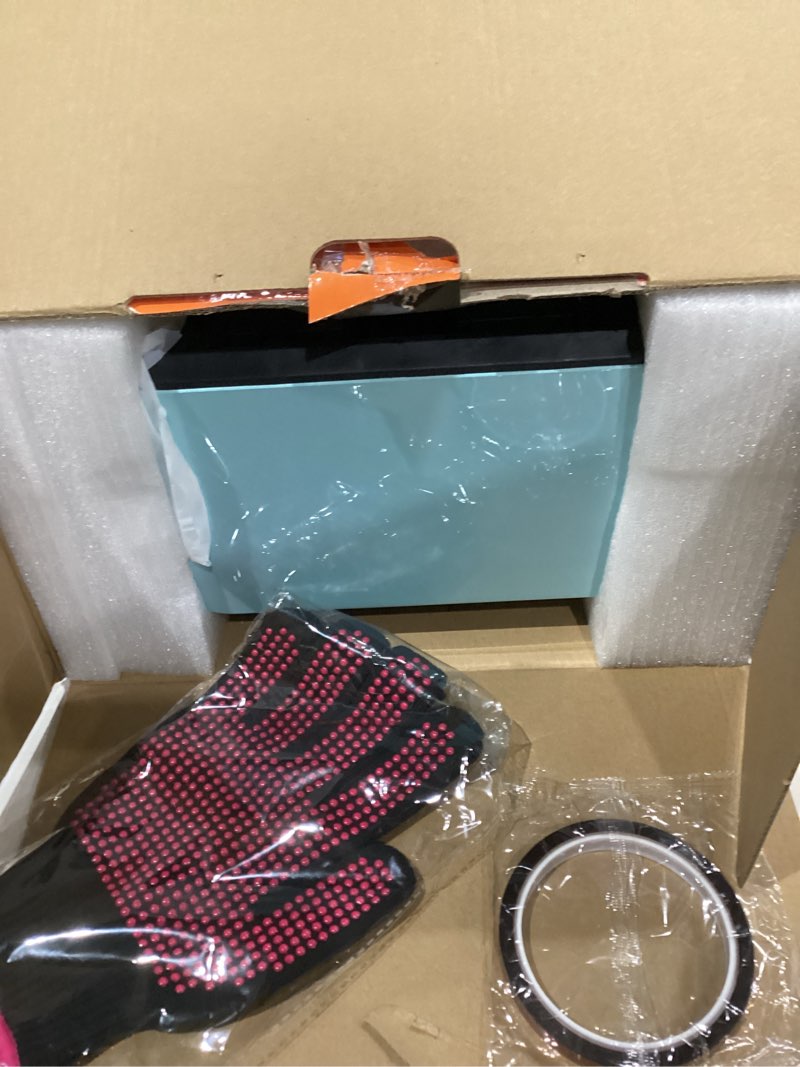 Condition photo showing As Is for HTVRONT Auto Tumbler Heat Press Machine - Mug Heat Press Heat Up Fast & Even, Professional Tumbler Press High-Security for 2.95-3.18inch Sublimation Tumblers, Cups, Glasses and Mugs (Blue)
