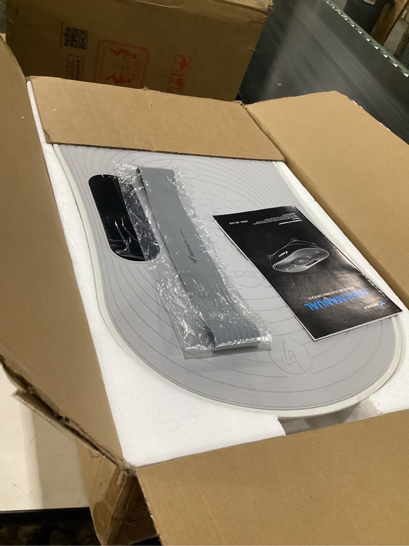 Condition photo showing Good Condition for merach vibration plate exercise machine, vibrating platform for lymphatic drainage weight loss muscle activation, full body home exercise equipment with led touch screen bluetooth pull cord