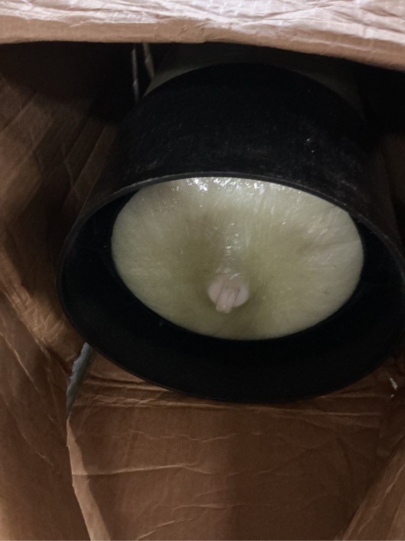 Condition photo showing As Is for iron pro 2 combination water softener iron filter fleck 5600sxt digital metered valve for whole house (48,000 grains, almond)