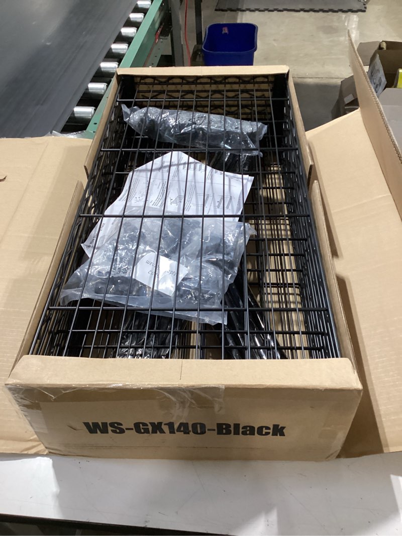 Condition photo showing Good Condition for paylesshere shelves shelf wire shelving heavy duty storage 5 tier shelves with adjustable height sturdy steel construction certified by nsf maximum 1250lbs capacity easy assembly (black, 30×14×61) 30×14×61 black