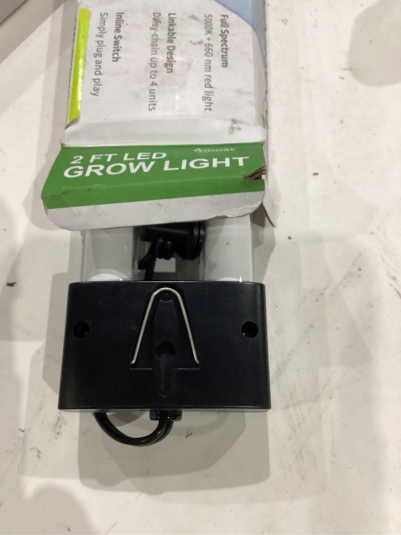 Condition photo showing Good Condition for dymond boostgro led grow light full spectrum linkable 5000k daylight + 660nm red indoor plant lighting fixture (2 ft, black)