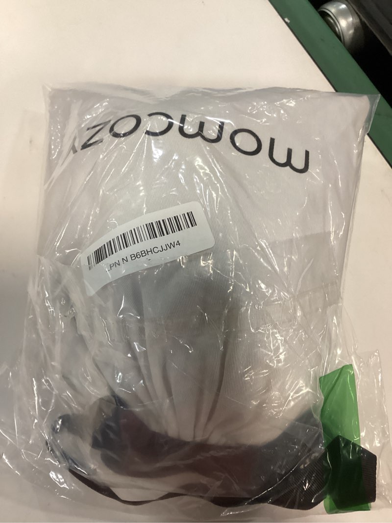 Condition photo showing Good Condition for momcozy adjustable buckle baby wrap carrier cooling air-mesh, easy to wear baby carrier sling, baby carriers newborn to toddler 8-35lbs, suit for waist 47-57inch, plus size black plus airmesh-black