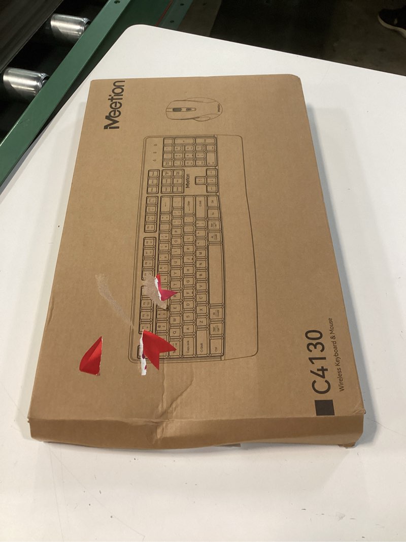 Condition photo showing New/Like New for meetion c4130 wireless keyboard and mouse combo