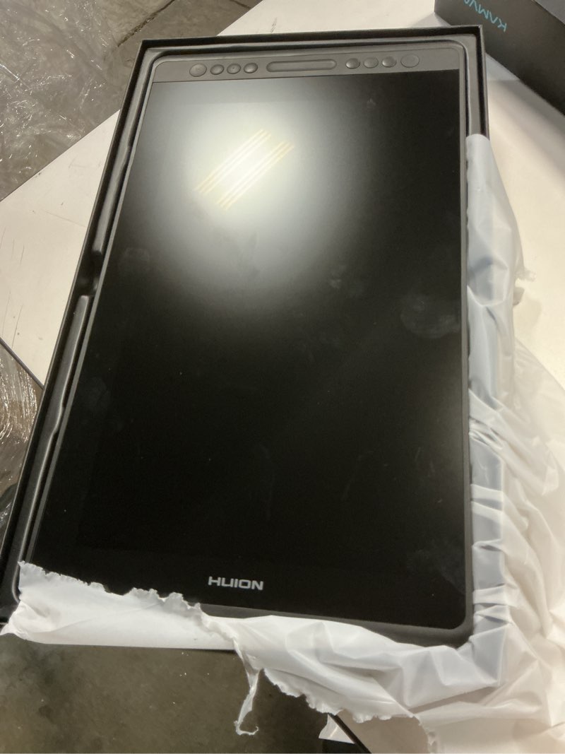 Condition photo showing Good Condition for huion kamvas 16 (gen 3) drawing tablet with screen, 15.8 inch 2.5k qhd art tablet with full laminated anti-sparkle glass, 99% srgb, pentech 4.0, 16384 pen pressure, dual dials for mac, pc, android