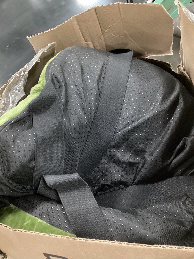 Condition photo showing As Is for BDEUS Memory Foam Camping Mattress Pad 3inch Waterproof Roll Up Bed Sleeping Mat for Adults Portable Roll Up Mattress for Travel Guest Floor Bed Cot Mattress for Car, Tent Green Cot