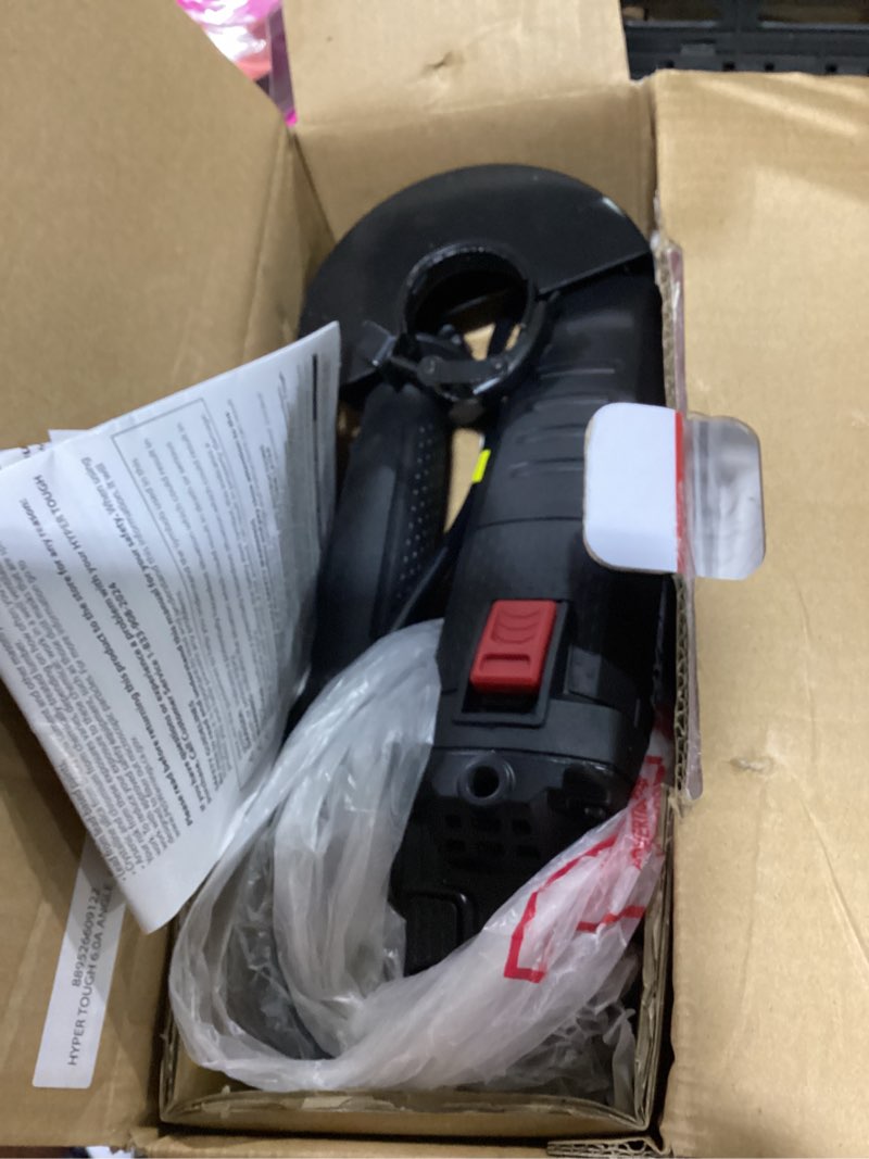 Condition photo showing Good Condition for ht 6a angle grinder with 6-amp motor, slide lock switch, and wheel guard
