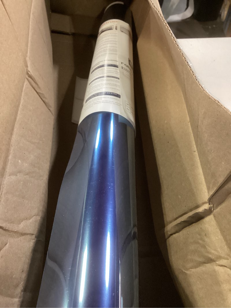 Condition photo showing Good Condition for rabbitgoo window privacy film one way window tint for home, removable reflective heat sun blocking anti uv glass door covering, mirror tinting film house office, 29.5 in x 6.5 feet, blue silver 29.5" x 78.7" blue-silver