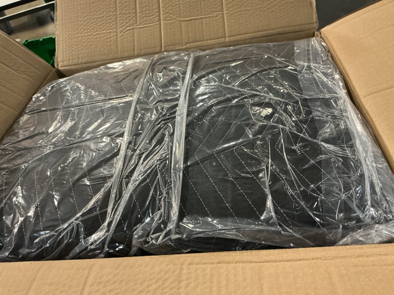 Condition photo showing Good Condition for 2 pack large sound dampening blankets - 96" x 80" heavy duty 850gsm acoustic blankets for studio soundproofing, noise reduction in rooms, home theaters | grommets for easy hanging, light blocking 80 x 96 inch