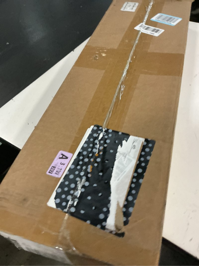 Condition photo showing New/Like New for 2 pack straight mudflap hangers brackets mud flap holder mounting kit 30" length spring loaded with reflective tapes fit for 1-1/8" bolt spacing semi trucks, black