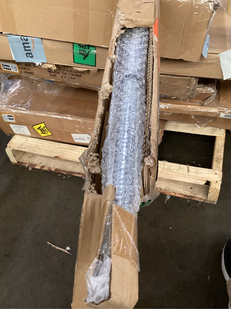 Condition photo showing New/Like New for yes4all standard straight barbell 60" & ez curl bar 47", capacity 200 to 480 lb, weight bar 1" to 2" diameter - star lock collars, rubber ring, barbell spins included for deadlifts & squats a. 1" straight barbell - chrome a. straight bar 1"