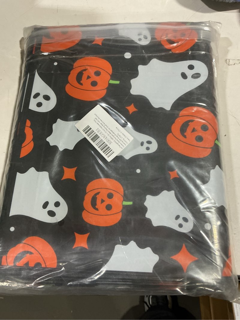 Condition photo showing New/Like New for JarThenaAMCS 100Pcs 10 x 13 Inch Halloween Poly Mailers Ghost Pumpkin Black Packing Bags with Self Sealing Gift Wrap Envelopes Plastic Shipping Bags for Small Business Boutique Clothing Black Ghost Pumpkin