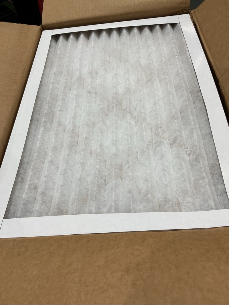 Condition photo showing Good Condition for amazon basics 14x20x1 air filter, merv 8 ac furnace filters, allergy control, electrostatic, removes dust pollen and lint, 6-pack (actual size: 13.75" x 19.75" x 0.75") 14x20x1 merv 8