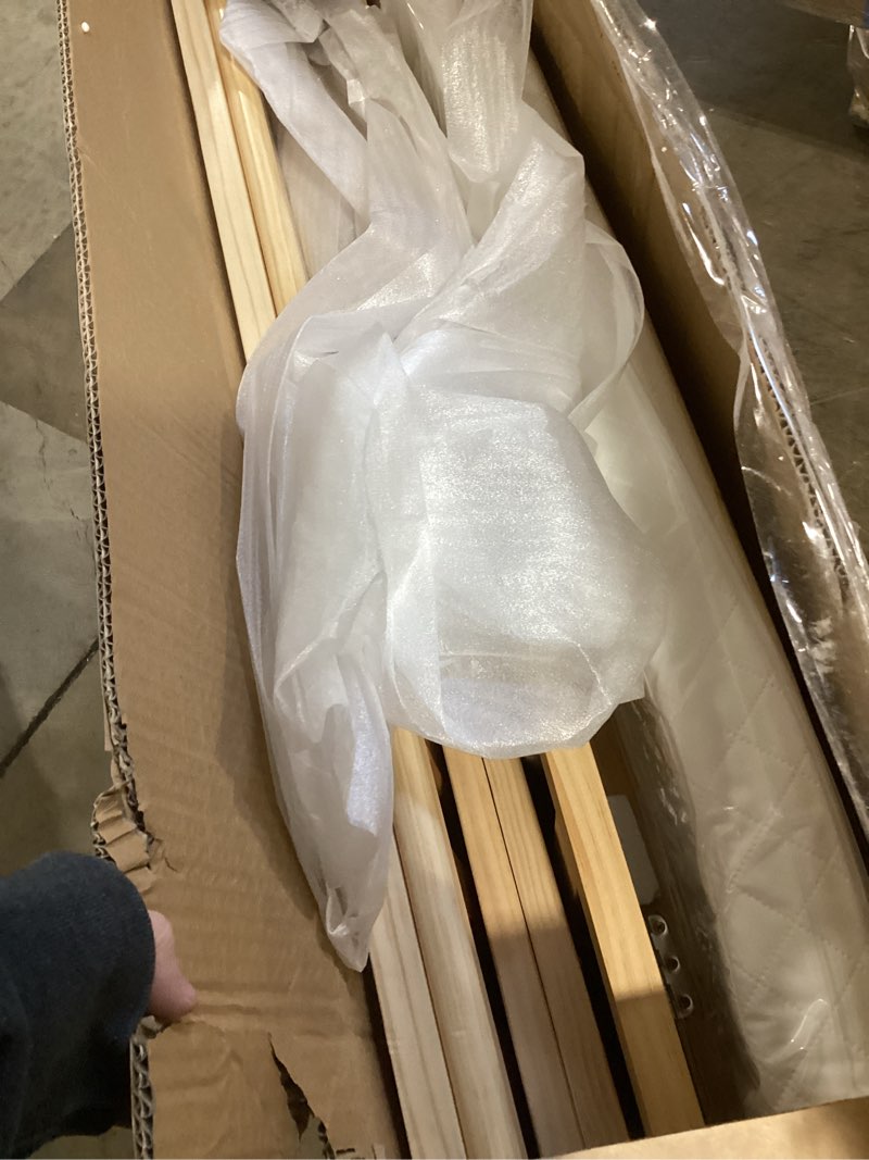 Condition photo showing Good Condition for dream on me 2-in-1 folding portable compact mini baby crib in natural, greenguard gold & bsa, us patented flat folding system, locking wheels, 1? mattress pad, space-saving quck fold easy storage