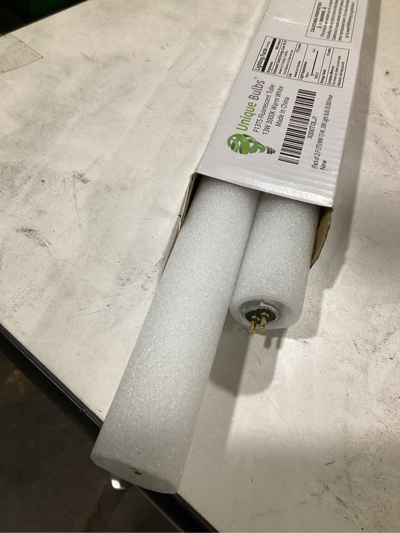 2 pack f13t5/ww 13w t5 21" warm white 3000k fluorescent light bulb 20,000hr 2 count (pack of 1)