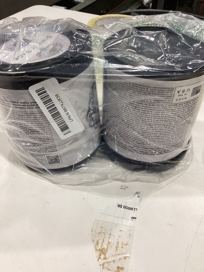 Condition photo showing Good Condition for Heirloom Traditions ALL-IN-ONE Paint, Simply Sage (gray green), Quart - Durable cabinet and furniture paint. Built in primer and top coat, no sanding needed. Includes our 30 featured color card. 32 Fl Oz (Pack of 1) Simply Sage