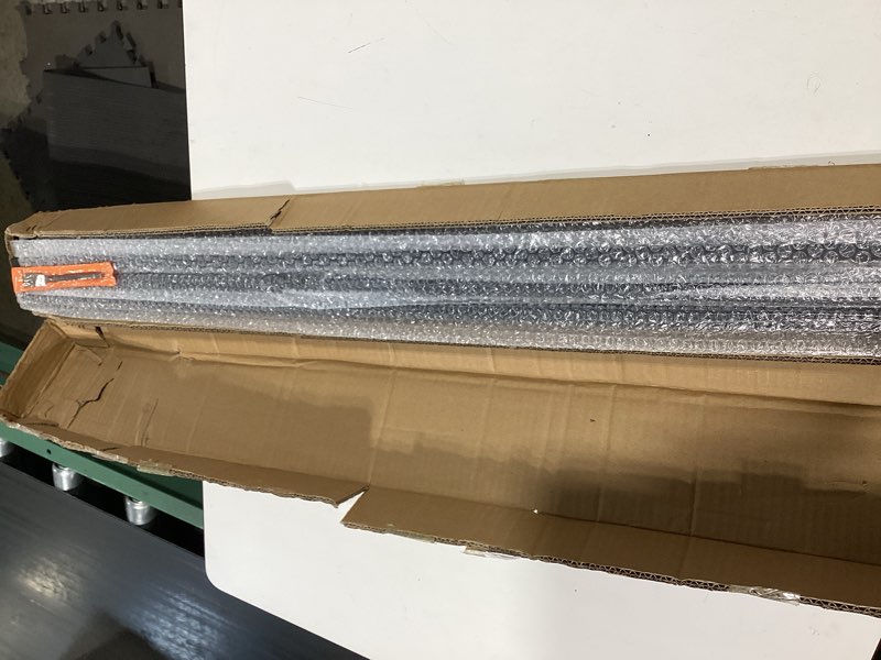 Condition photo showing Good Condition for 12 pack iron balusters for staircase interior, 44 inches square hollow metal balusters, 1/2" wrought iron stair hand rail spindles, black indoor stair railing, tafbrik metal spindles for staircase 0.5insquare-44in-black-12pcs