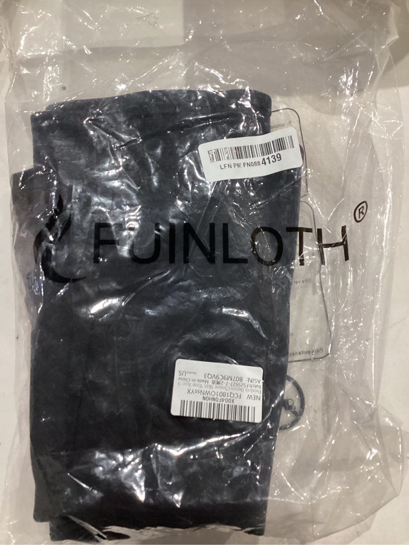 Condition photo showing Good Condition for fuinloth women's faux suede skirt button closure a-line high wasit mini short skirt medium black