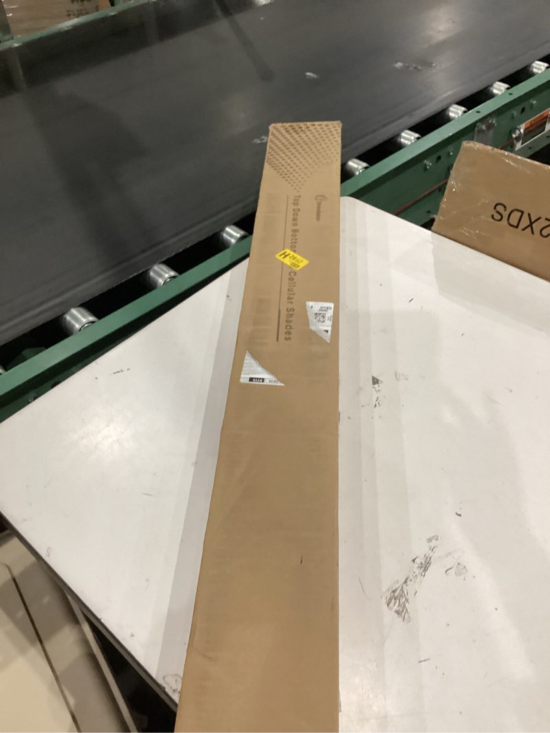 Condition photo showing Good Condition for grandekor top down bottom up cellular shades cordless,46" w x 64" h,pull down honeycomb blinds for w