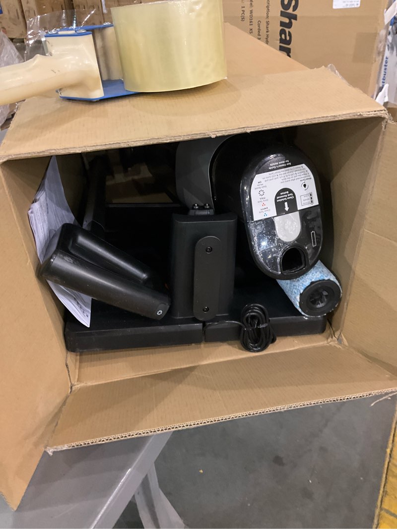 Condition photo showing As Is for Shark | Wet Dry Vacuum Cleaner | Vacuum and Mop Combo | HydroVac MessMaster | 3-in-1 Self-Cleaning + Powerful Suction | 2 Brushrolls & 2 Solutions Included | Hardwood Floor & Area Rug Cleaner | AW261 Cordless w/ Premium