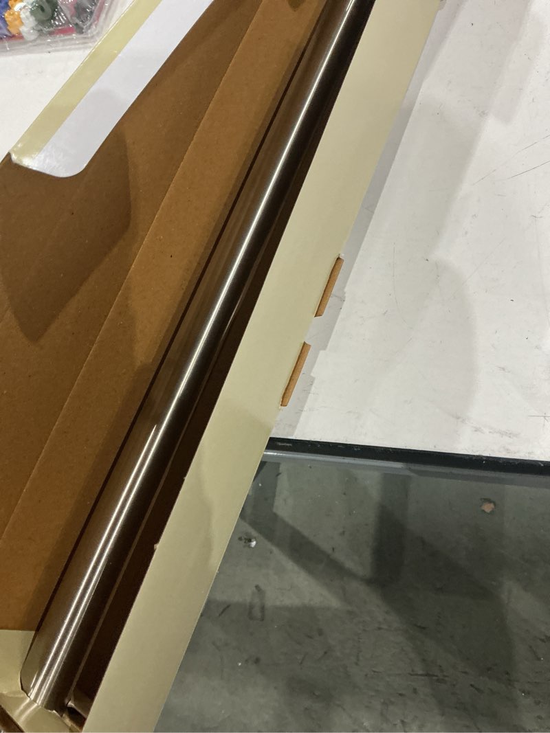 Condition photo showing Good Condition for allen + roth 42-in to 72-in brushed nickel tension single straight adjustable shower curtain rod