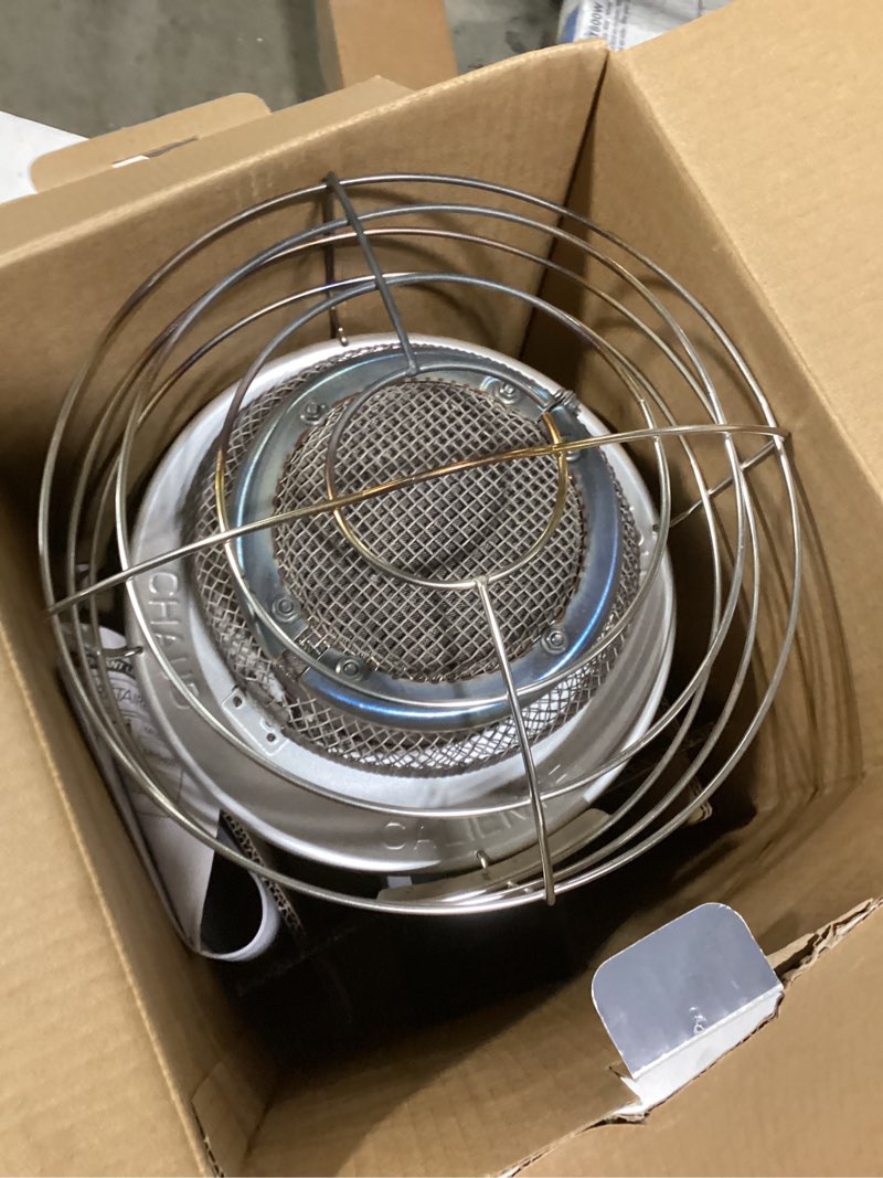 Condition photo showing As Is for Mr. Heater Brand 45 000 BTU 540 Degree Outdoor Safety Propane Tank Top Space Heater