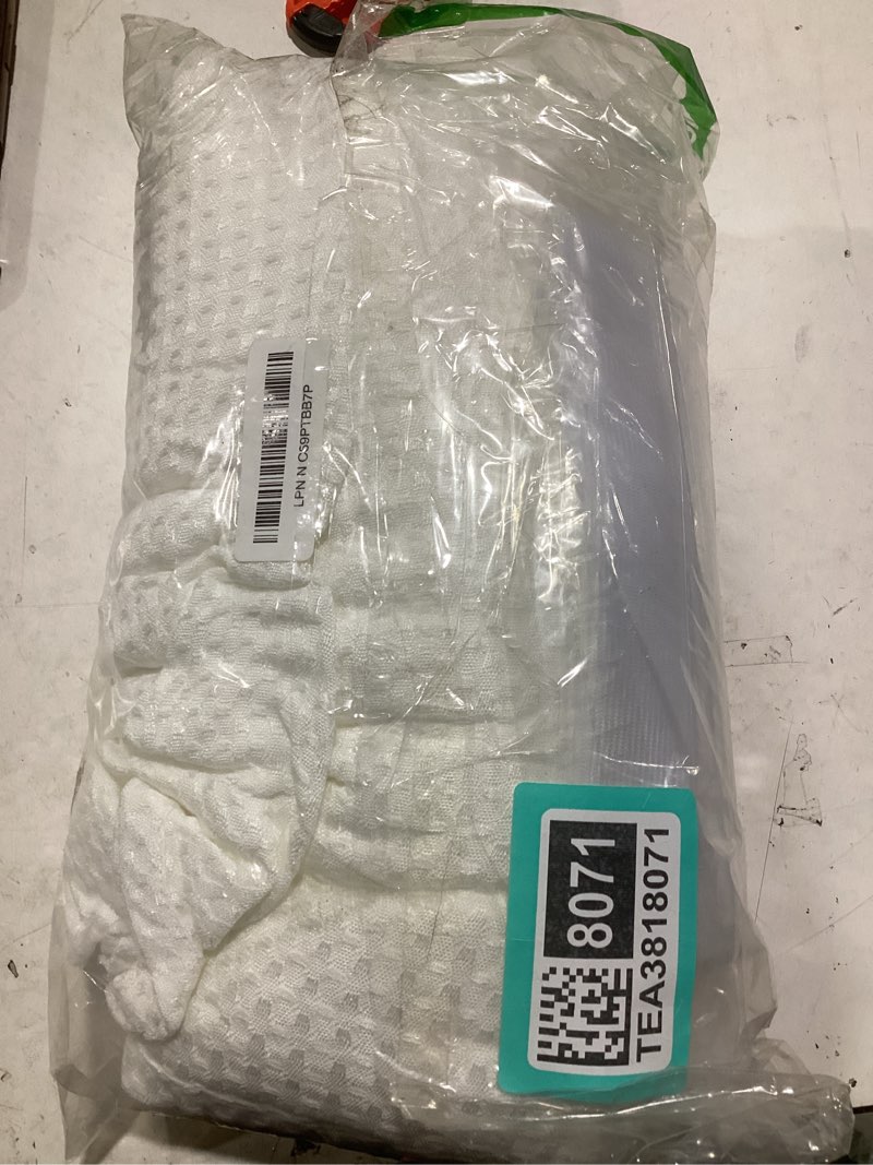 Condition photo showing New/Like New for Threadmill Cooling Waffle Blanket King Size | Breathable, Lightweight and Cooling | Made from Rayon Derived from Bamboo | Waffle Throw Blanket for Couch and Sofa | 106 x 92 Inches | Sage Green Sage Green King (106" x 92")
