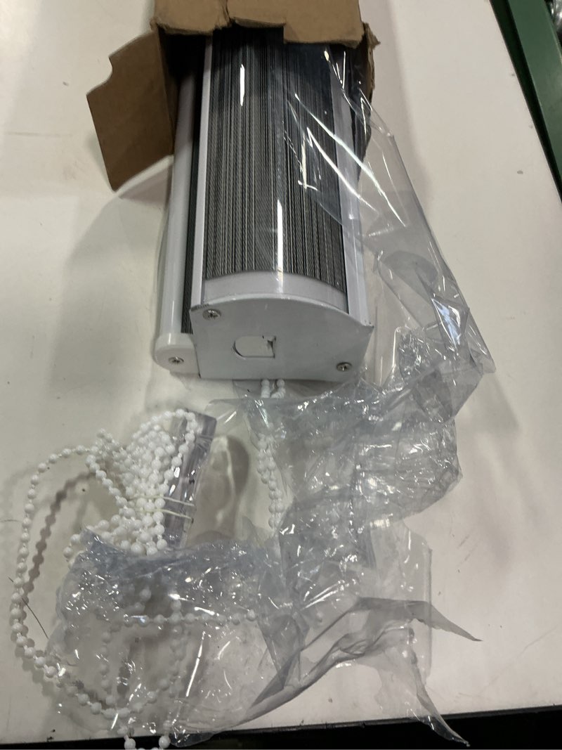 Condition photo showing Good Condition for Zebra Blinds for Windows, Free-Stop Zebra Shades, Dual Layer Light Filtering Sheer Blinds for Indoor Windows, Roller Window Shades for Privacy (28\" W X 72\" H, Grey) 28\"W x 72\"H Grey