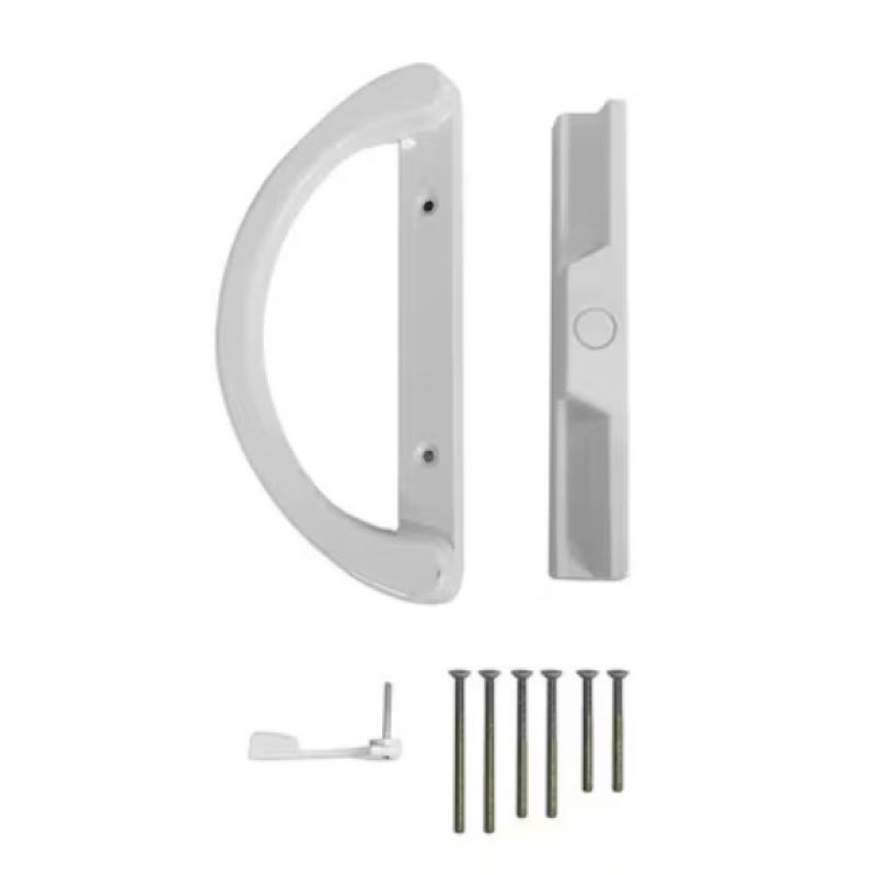 reliabilt 3.93-in mortise style sliding patio door handleset